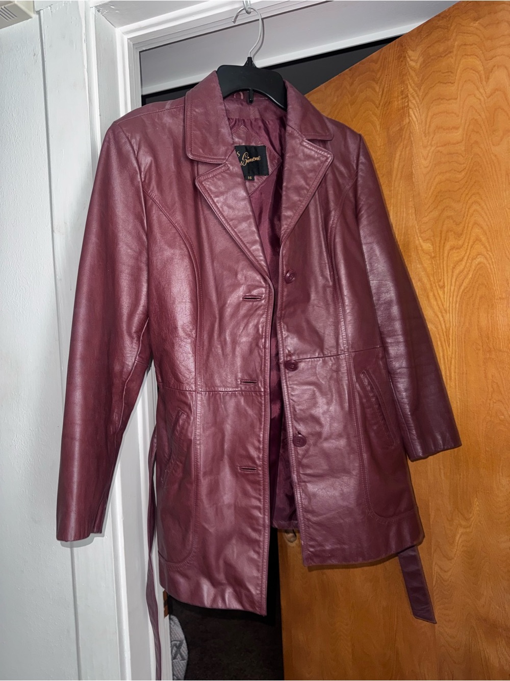 1970 Miss Simone Vintage Leather Jacket